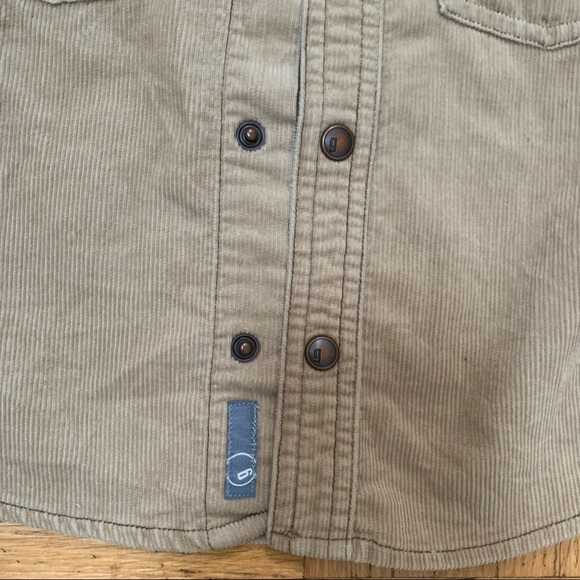 🌟3/$15🌟 Gymboree Tan Corduroy Shacket Overshirt Toddler size 12-18 M - Picture 5 of 8